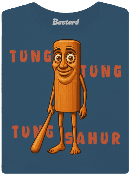 Tung Tung Tung Sahur – Italian Brainrot dámske tričko prémium Petrol Blue