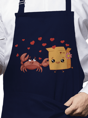 Krab a krabica zástera Navy