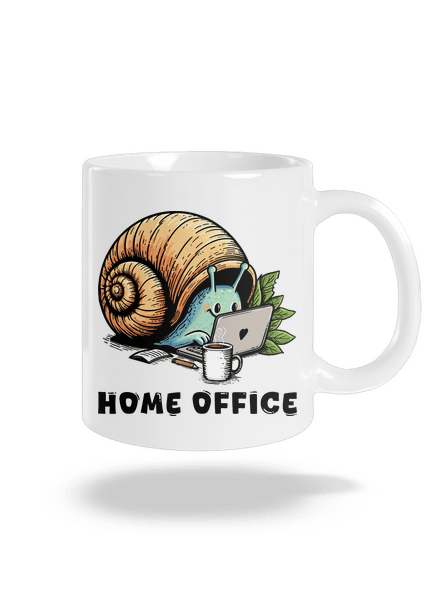 Slimákov home office klasický hrnček White