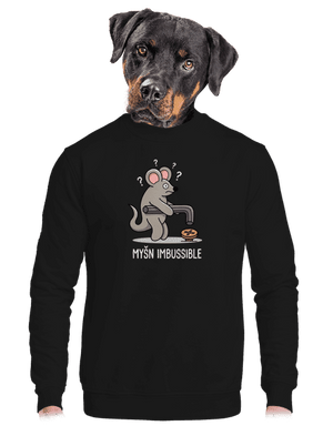 unisex mikina bez kapucne
