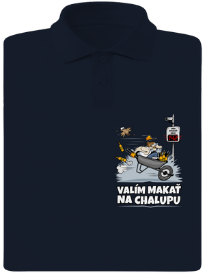 Valím na chalupu pánska polokošeľa Navy Mal