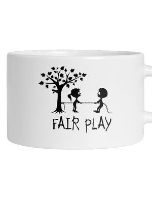 Fair play hrnček makronka White