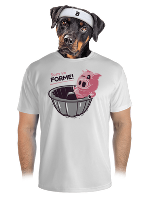 Vo forme pánske športové tričko White