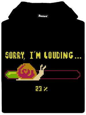 Louding dámska mikina klokanka Black