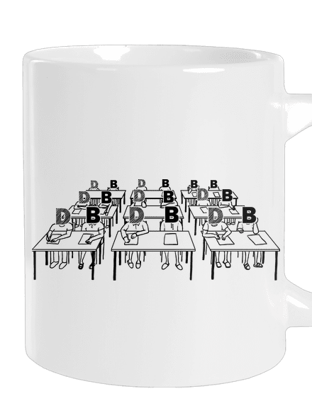 Cimrman: Debil, blbeček veľký hrnček White