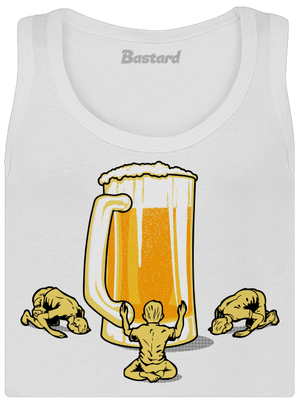 Piviště dámske tielko klasické White