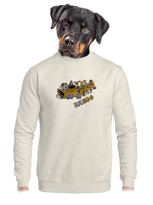 unisex mikina bez kapucne