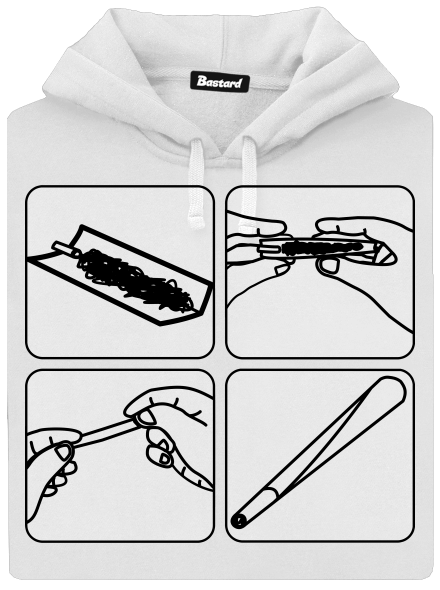 Joint dámska mikina klokanka White