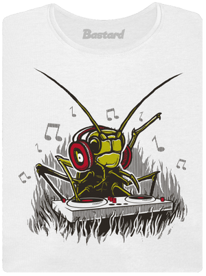 DJ Cvrček dámske tričko s lemom White