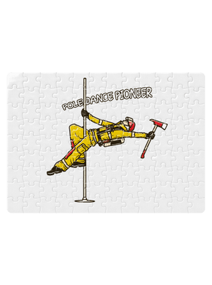 Pole Dance by Dežik puzzle White