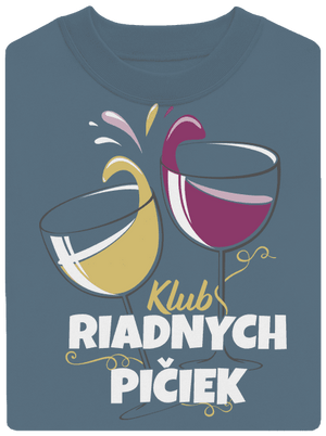 Klub riadnych pičiek unisex mikina bez kapucne Nordic Blue