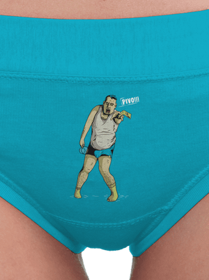 Beer zombie dámske nohavičky Turquoise