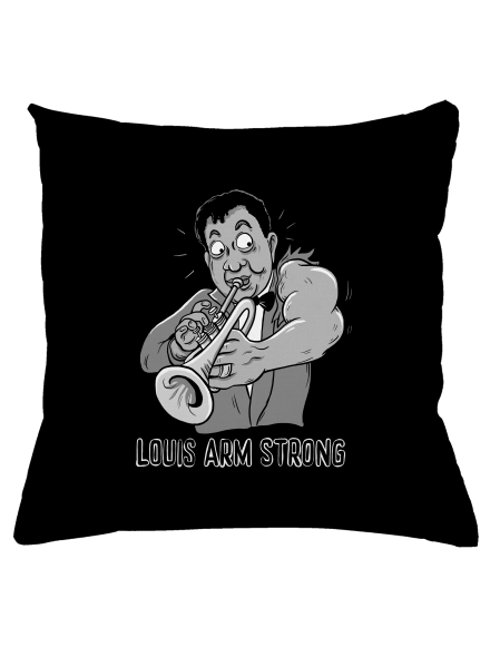 Louis Armstrong vankúš Black