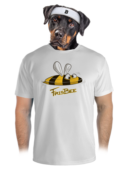Frisbee pánske športové tričko White