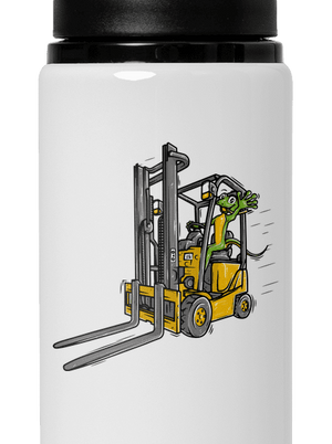 Ještěrka flaša na vodu White