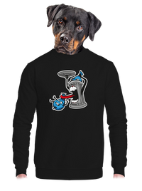 unisex mikina bez kapucne