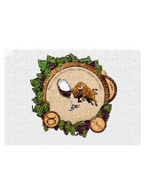 Vínny horoskop: Býk puzzle White