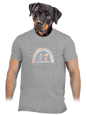 Detské kresby - Nahraj vlastnú pánske tričko Sport Grey