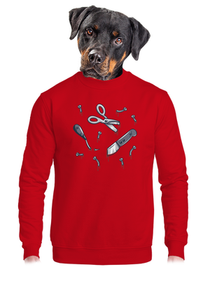 unisex mikina bez kapucne