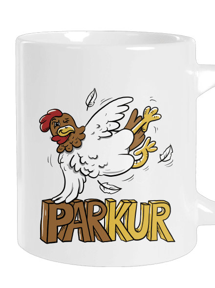 Parkur veľký hrnček White