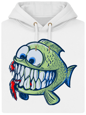 Hladná rybka unisex mikina premium Snowwhite