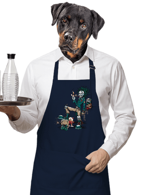 Evil Clown zástera Navy