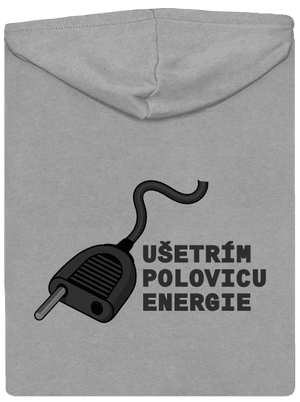 Ušetrím polovicu pánska mikina na zips Light Melange