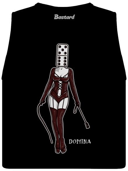 Domina dámske tielko voľné Black