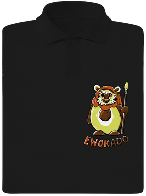 Ewokado pánska polokošeľa Black