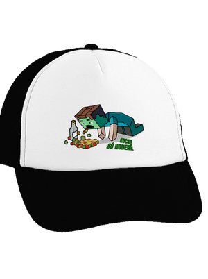 Kocky sú hodené šiltovka truckerka Black cap