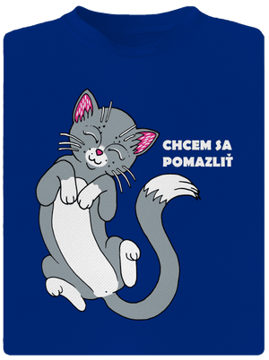 Chcem sa pomazliť pánske športové tričko Royal Blue Mal