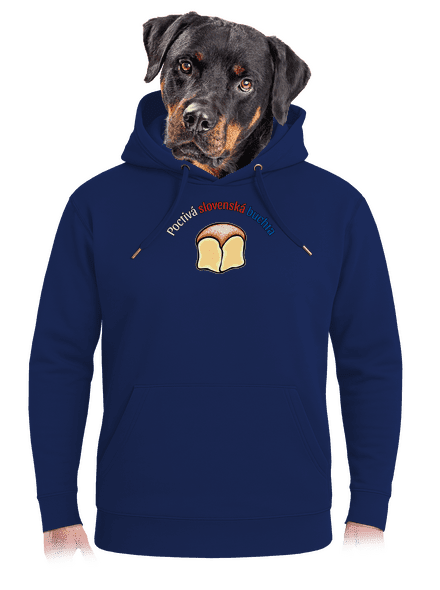 Poctivá buchta a klobása unisex mikina premium Navy