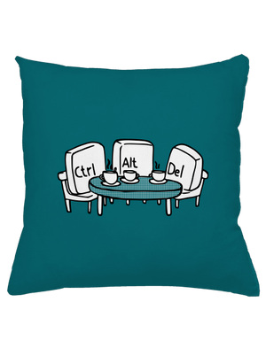 Nerozluční kamaráti vankúš Blue Turquoise