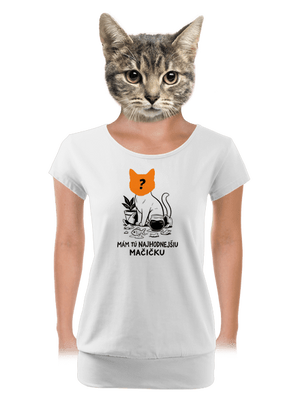 dámske tričko s lemom