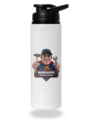 Super otec flaša na vodu White