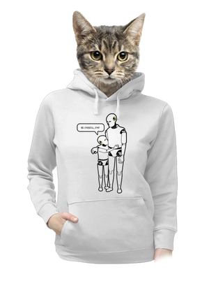 Sirota dámska mikina klokanka White