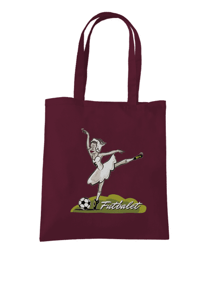 Futbalet taška Burgundy