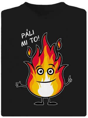 Páli mi to pánske športové tričko Black