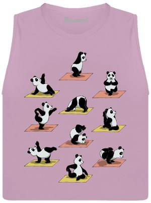 Pandia jóga dámske tielko voľné Lilac