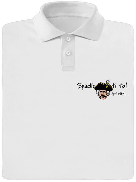 Spadlo ti to pánska polokošeľa White