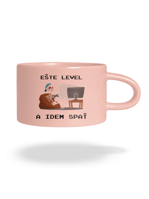 Ešte level hrnček makronka Pink Macaron