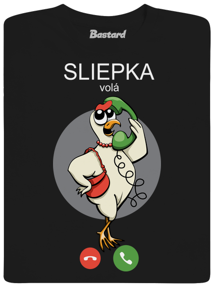 Sliepka volá pánske tričko Black