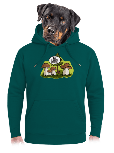 Strýko z Ameriky unisex mikina premium Emerald Green