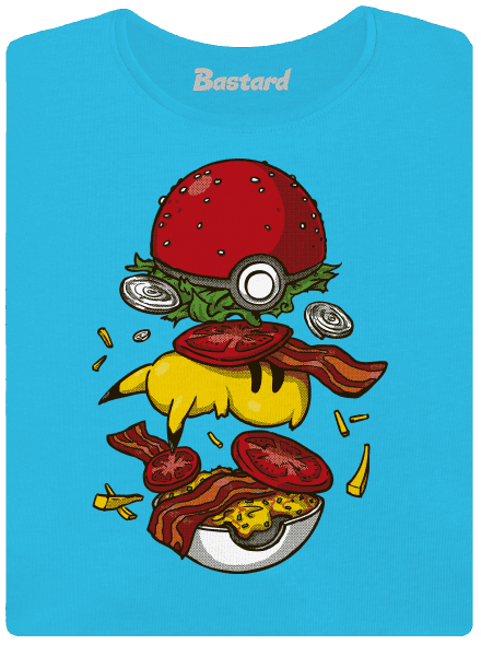 Pokémon burger dámske tričko s lemom Blue Atol