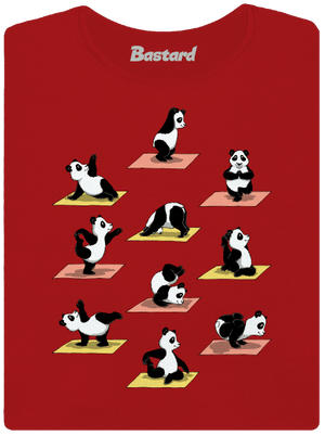 Pandia jóga dámske tričko s lemom Red Mal