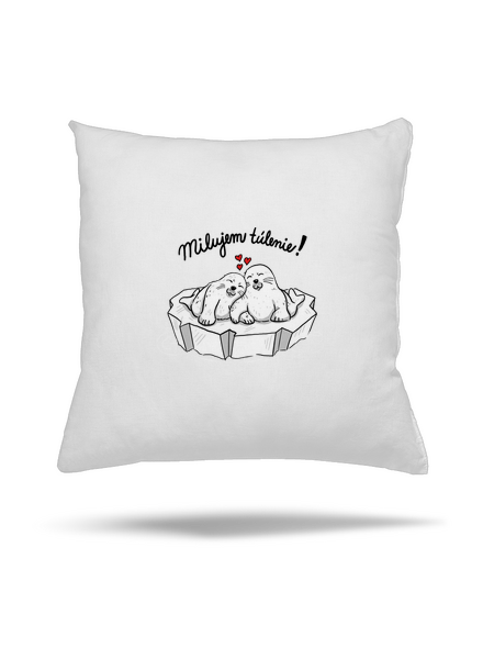 Milujem túlenie vankúš White