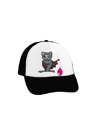 Netopier šiltovka truckerka Black cap