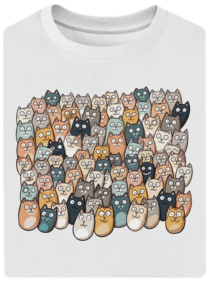 Nájdi čerta unisex tričko oversized White