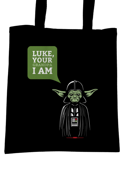 Mr. Yoda: Your grandpa I am taška Black