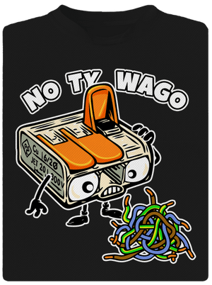 Wago svorka pánske športové tričko Black